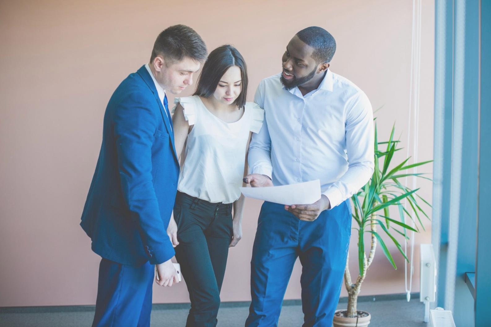 Session de travail collaboratif sur la planification financière